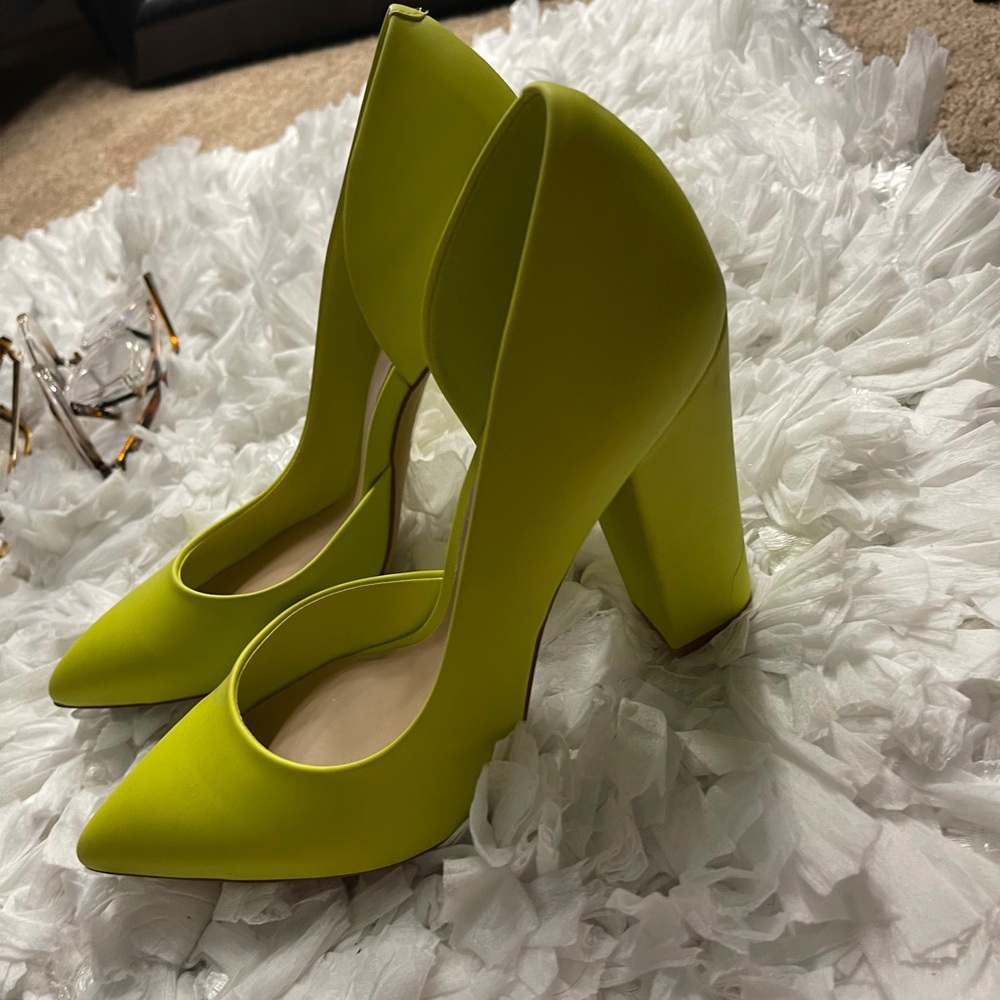 Aldo pumps neon size 9